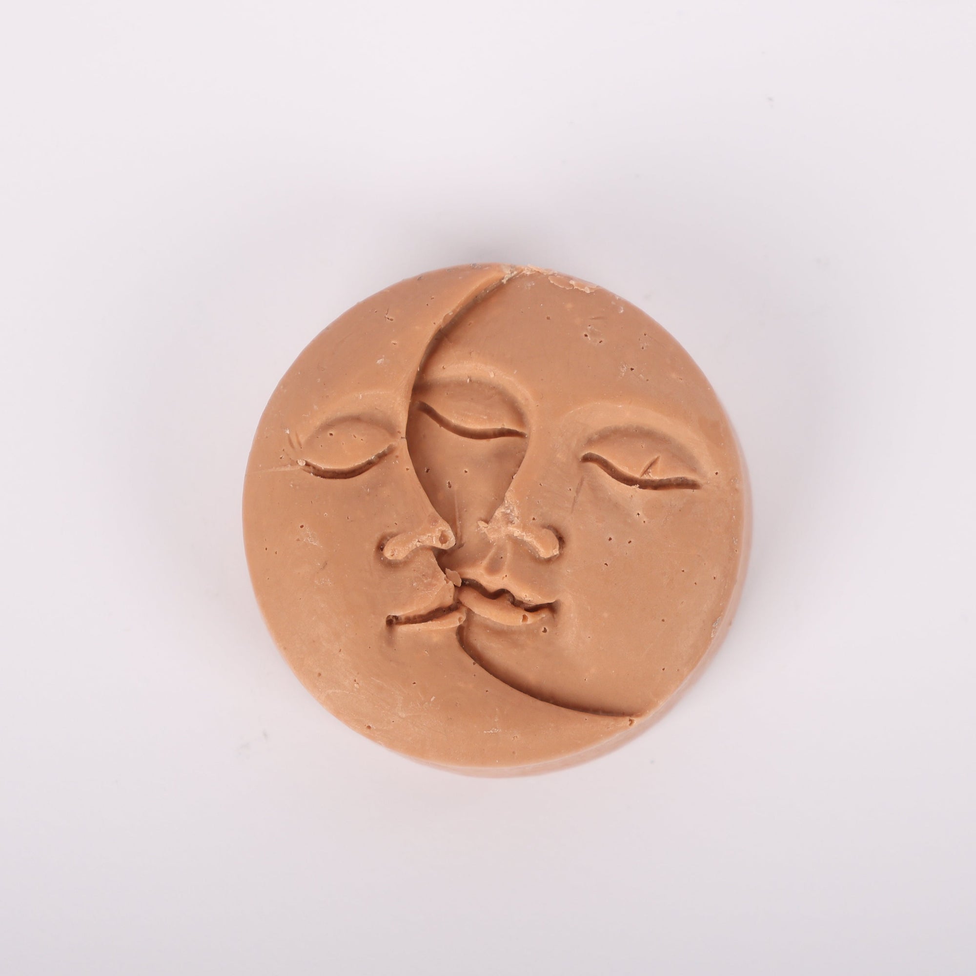 Natural moisturizing soap with artistic sun and moon shape and sensual aroma
