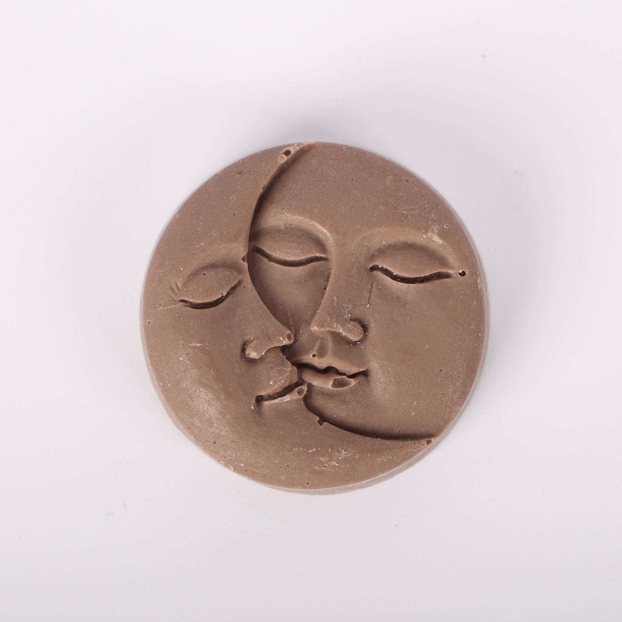 Natural moisturizing soap with artistic sun and moon shape and sensual aroma