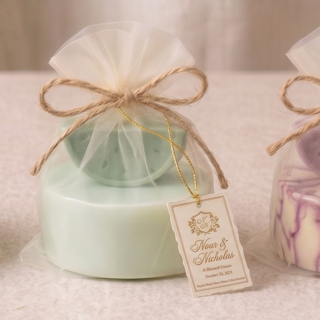 Artisanal soaps monogram